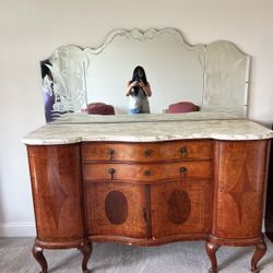 French Style Mahogany Buffet 