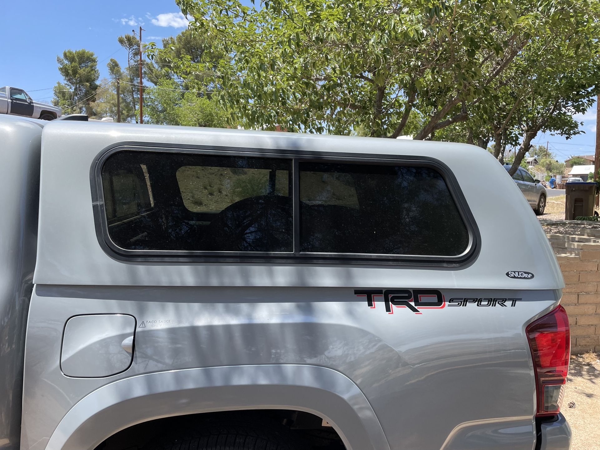 Toyota Tacoma Camper Shell - Cement Gray