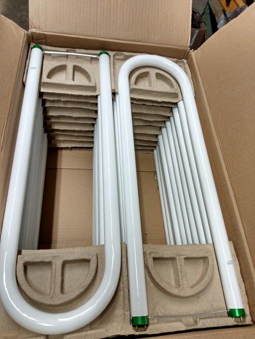 case of 20-t8 fluorescent horseshoe bulbs