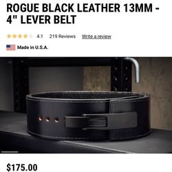 Rogue Lifting Belt