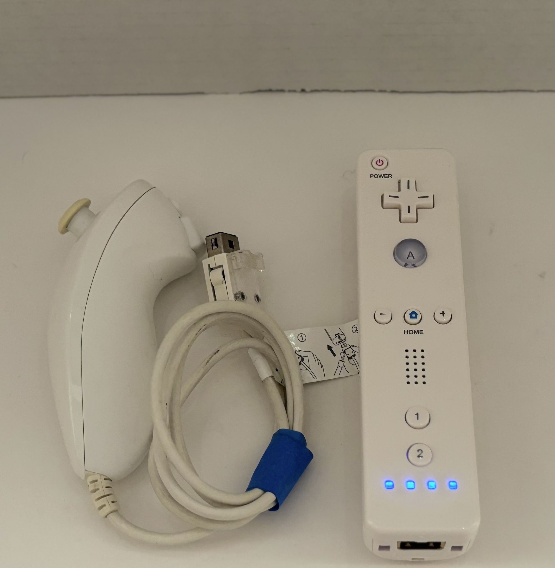Nintendo Wii RemoteController, Plus Nunchuck  (Genuine) Tested & Working!