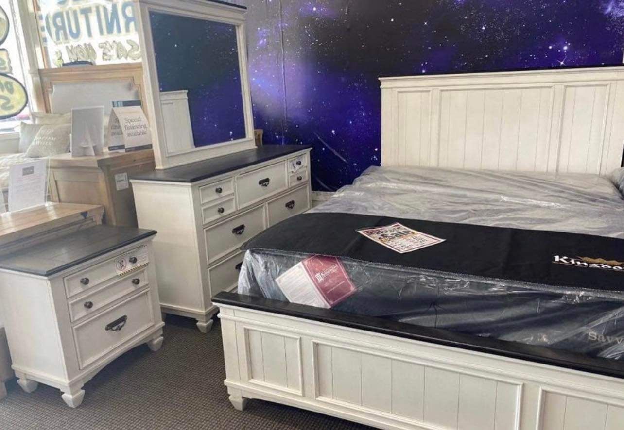 🇺🇸 NEW!! 4pc Bargain Bedroom Sets STILL IN BOX 📦 Delivery Avail 🚛🇺🇸
