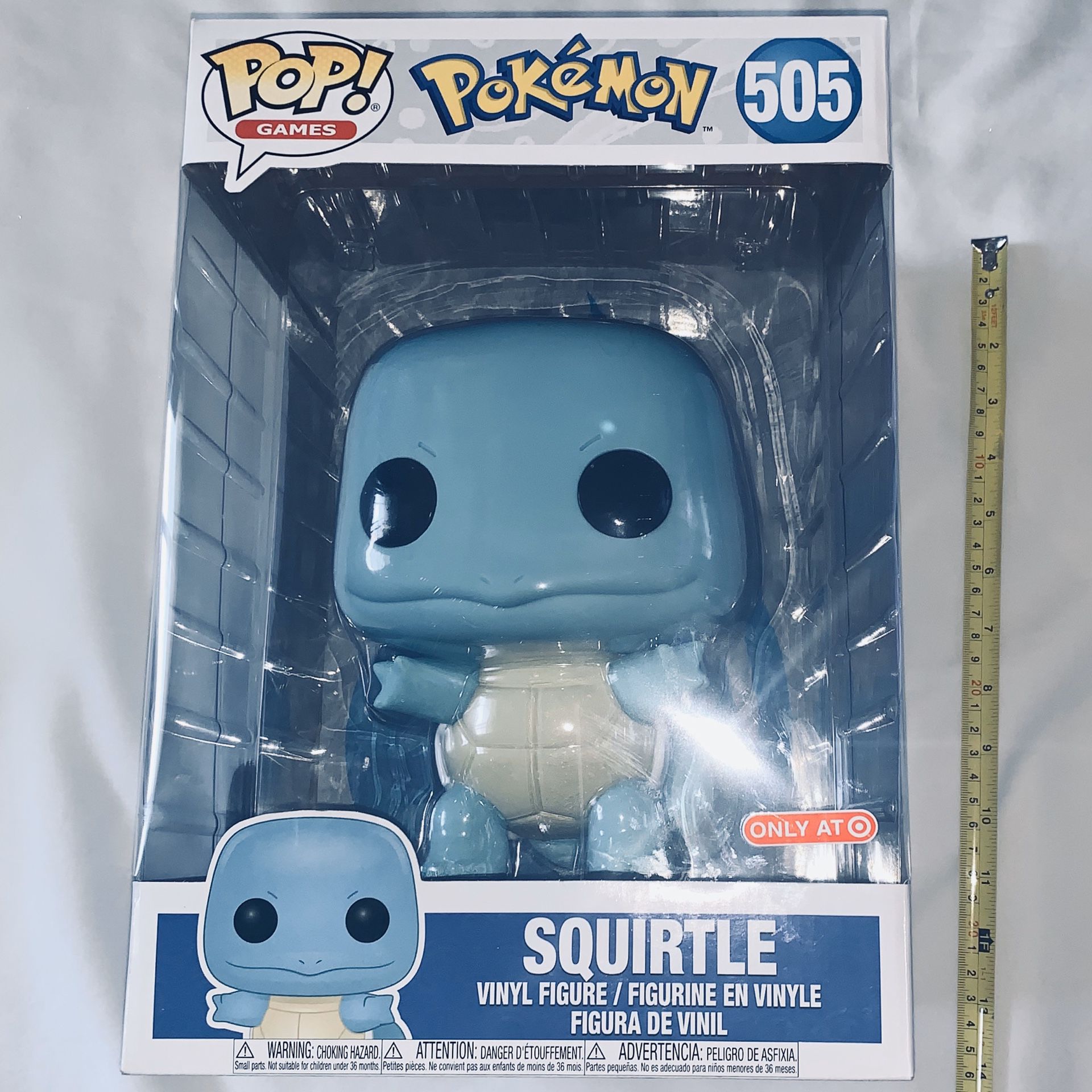 Pokemon Squirtle Pop! Vinyl 10" Super Sized Pop Target Exclusive Debut At Nycc