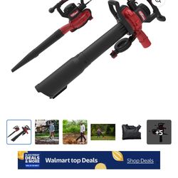 Hyper Tough 12 Amp Electric Leaf Blower and Vacuum Combo HT21-401-002-05 [New]