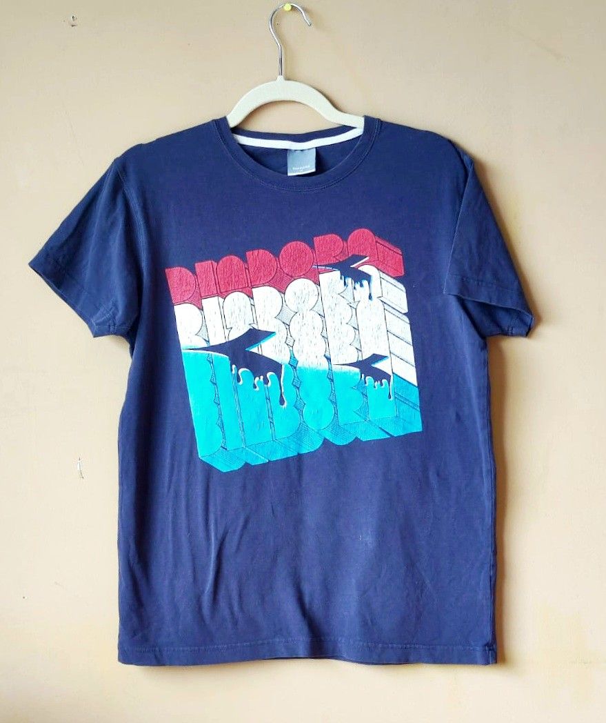 Diadora Italy Premium Short Sleeve T T Tee Shirt Top Mens Size M Medium