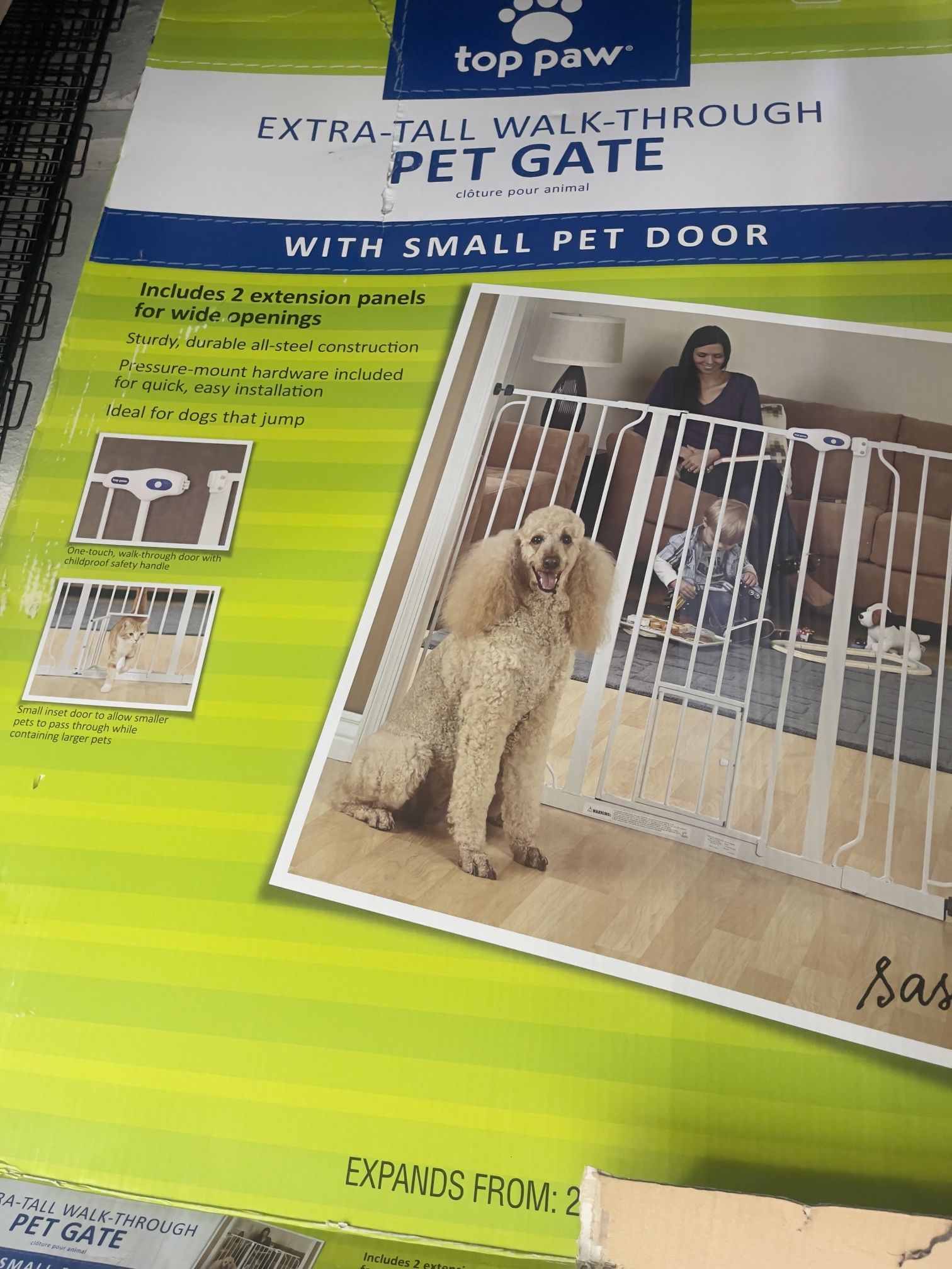 Top paw Extra Tall Pet Gate
