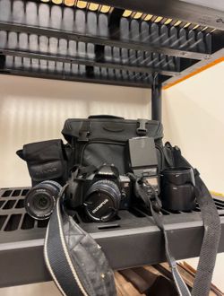 Olympus E-510 10MP DSLR Camera Kit + 2 Lenses + Camera Bag – Great Condition