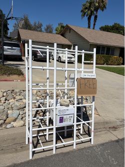 Free- 15 box plastic storage rack