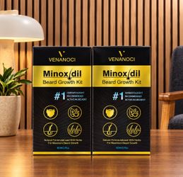 Venanoci Minoxidil Beard Growth Kit x2