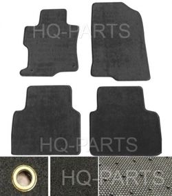 For 08-12 Honda Accord Black Gray Beige Carpet Floor Mats OBO 
