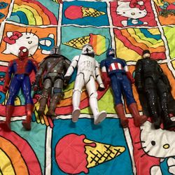 Action Figure Lot Of 17 Toys 