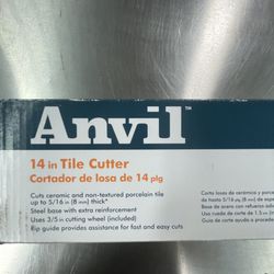 Anvil 14in Ceramic and Porcelain Tile Cutter