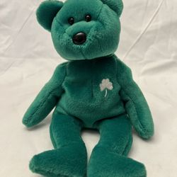 TY Erin Irish Beanie Baby Plush Animal (Retired)