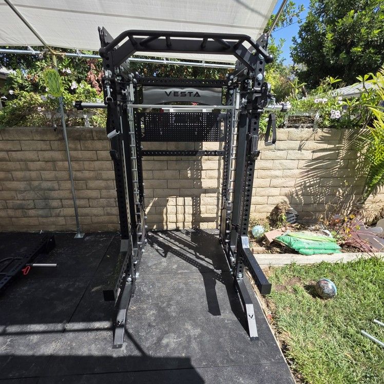 NEW Vesta Pro Series 3in1 Squat Rack | Functional Trainer | Smith Machine | Pulley System |🔴WEIGHTS,BAR, & BENCH SOLD SEPARATELY 🔴 FREE DELIVERY🚚