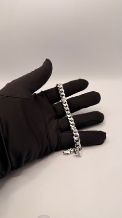 Silver Miami Cuban Link Bracelet