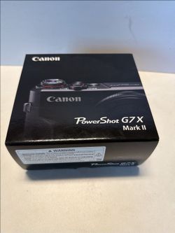 Canon G7X Mark II Camera