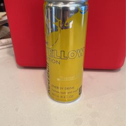 8 Pack Of The Red Bull Yellow Edition 8.4 Fl Oz Cans