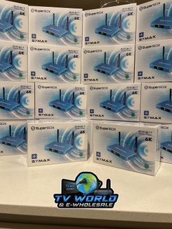 SuperBOX Super box S7 Models Max, S7 Pro, S6 Ultra, Supreme & Vsee V6 Plus, V6 Max Vsee Elite Mini, Elite Ultra 8 Authorized Wholesale distributors 