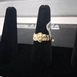 10k Nugget Ring