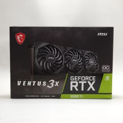 MSI GeForce RTX 3060 Ti 8GB GDDR6 Graphics Card VENTUS 3X 8G OC LHR