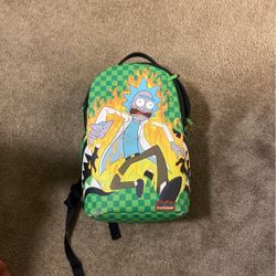 Spraygeound X Rick and Morty Backpack 