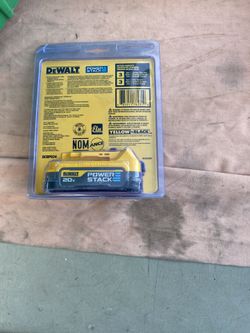 DEWALT 20V MAX POWERSTACK BATTERY