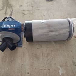 Rockler Dust Right Dust Collector And Canister Filter
