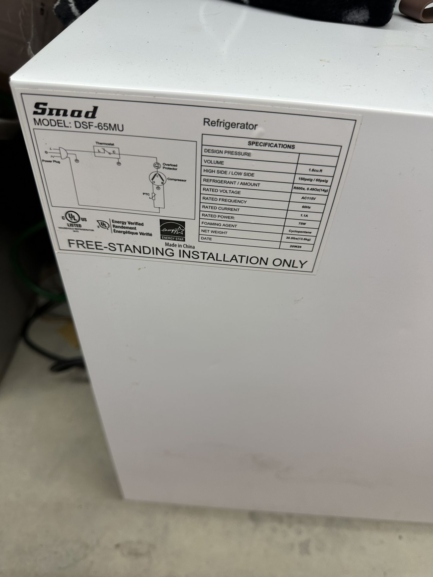 Smad Mini Fridge