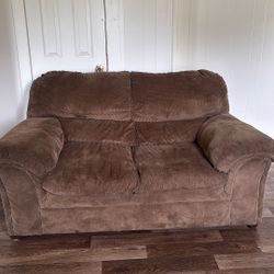 Brown Loveseat