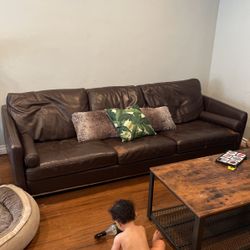 Italian Leather Sofa