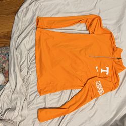 Nike Orange Tennessee Volunteers Quarter zip Pullover Womens Medium 