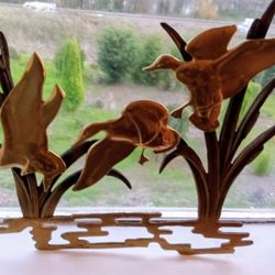 Solid Brass Wall Art Antique and Yellow Gold Color 2ft X 2ft