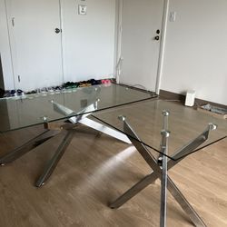 Glass Rectangle Modern Coffee Table