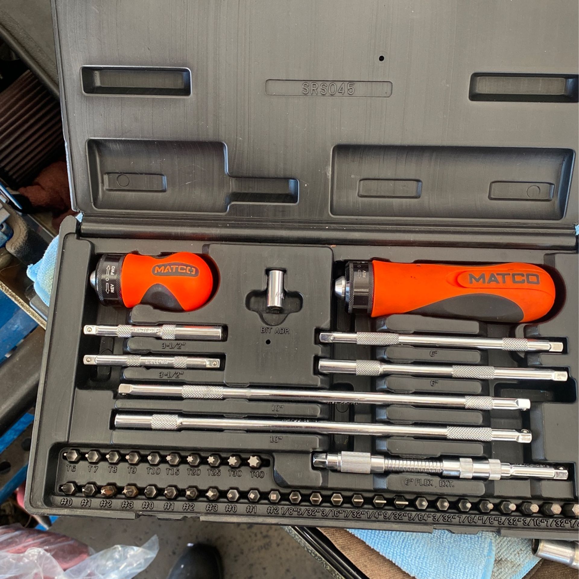 Matco Tools 45 Piece Ratcheting Screwdriver Set SRS045