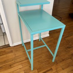 Sea Green Metal Table