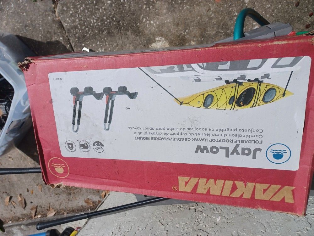New Yakima Jay Low Foldable Rooftop Kayak Cradle - $40 FIRM
