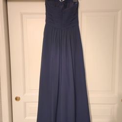 Bill Levkoff, Strapless Naving Cocktail Dress - Size 4