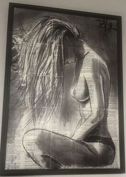 Loui Jover Print Canvas Framed