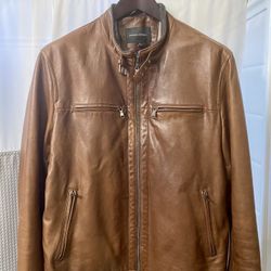 Real Leather Mens XL Banana Republic Leather Jacket