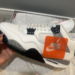 Jordan 4 White Cement