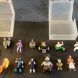 Assortment Of Miniature Figurines From Popular Media