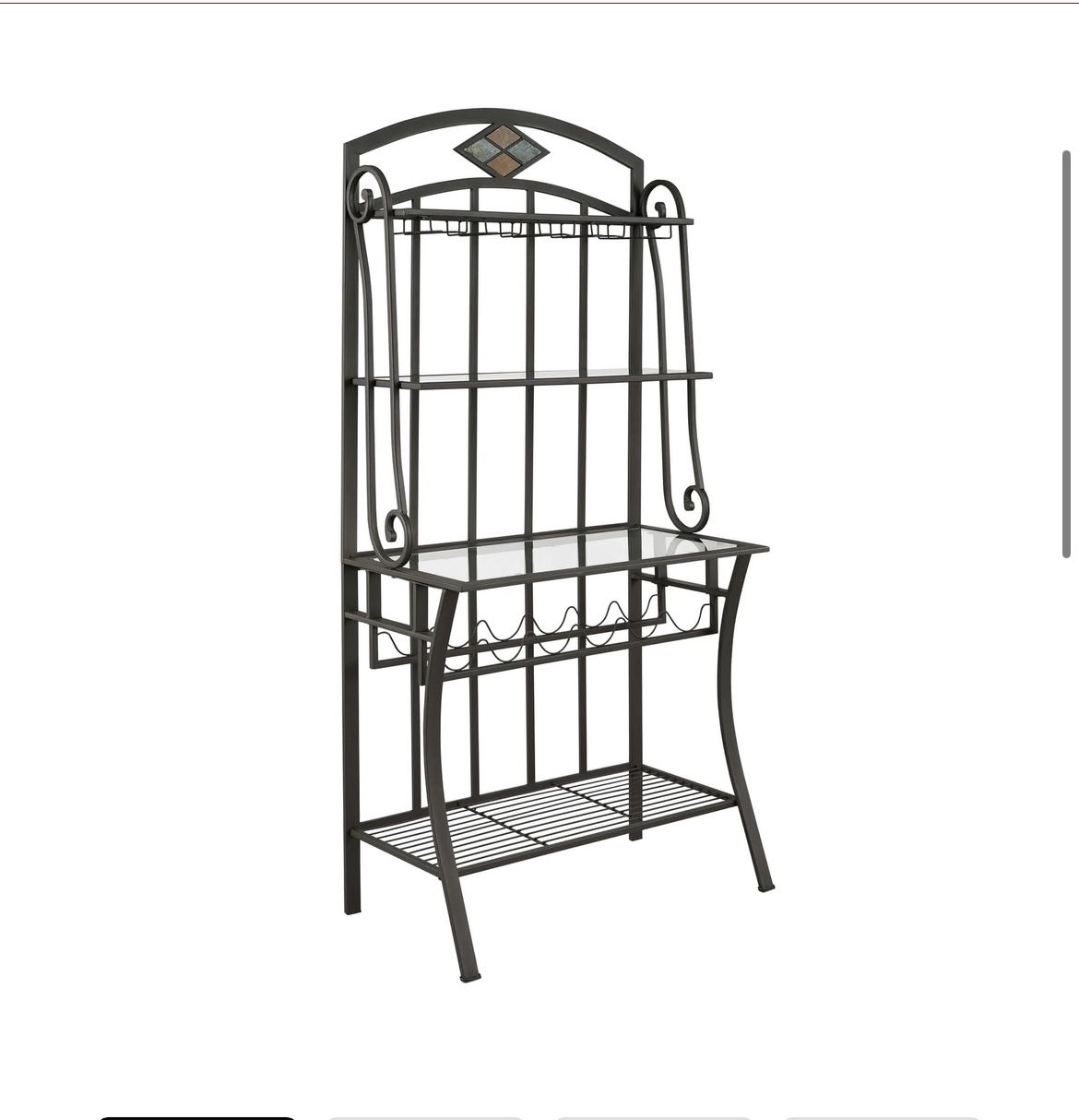 4-Tier Metal Bakers Rack Shelving