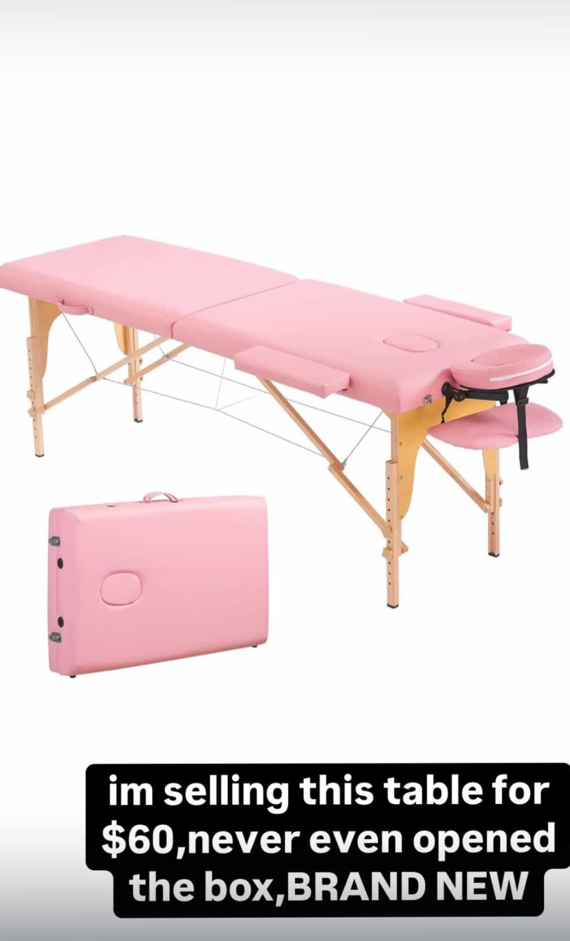 Pink Lash Massage Table