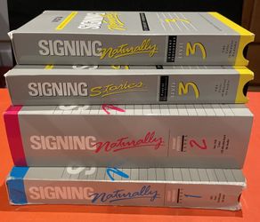American Sign Language “Signing Naturally” VHS Tapes