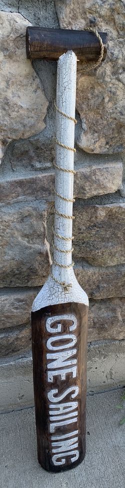 Gone Sailing Paddle Decor