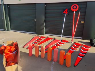 Football Chain set, Down Markers and pylons