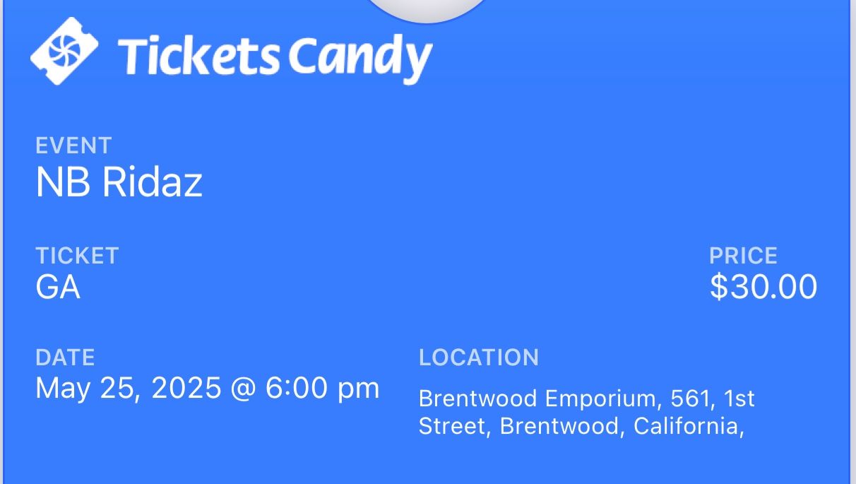 NB Ridaz Tickets