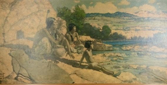 Robert Wesley Amick “Where The Sun Goes” Vintage Collector Art Print