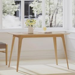 New!Modern light natural wood dining table