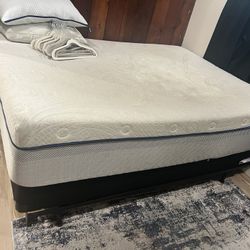 Queen Mattress From Costco, Box Spring & Frame